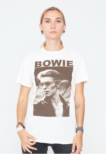 David Bowie - Cigarette White - - T-Shirts