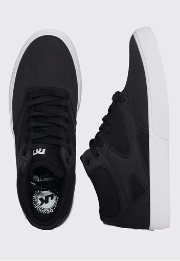 Dc - Kalis Vulc Mid Black/White/Black - Skateschuhe