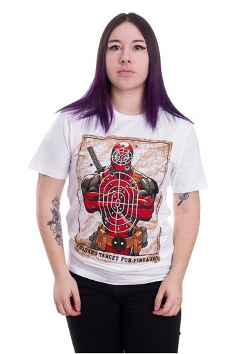 Deadpool - Target White - - T-Shirts