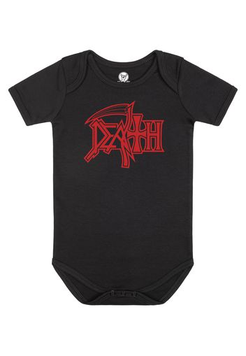 Death - Logo Babygrow Black/Red - Kinder