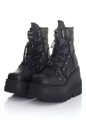 Demonia - Shaker 60 Black Vegan Leather - Stiefel