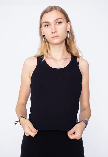 Dr. Denim - Demi Singlet Black - Tanks