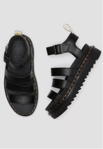 Dr. Martens - V Blaire Black Felix Rub Off - Sandalen