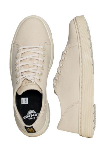 Dr. Martens - Dante 10 Canvas/Parchment Beige Milled Coated Leather - Sneaker