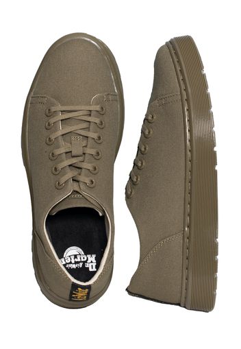 Dr. Martens - Dante 10 Oz Canvas/Olive Milled Coated Leather - Sneaker