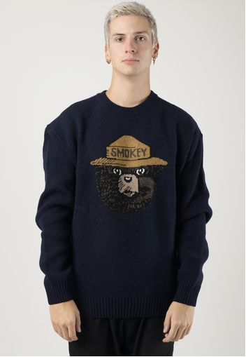 Element - Sbxe Smokey Jacquard Eclipse Navy - Strickpullover