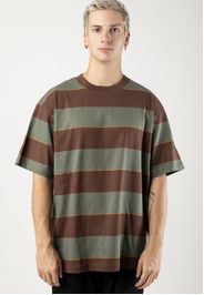 Element - Sbxe Fir Stripe Chestnut - - T-Shirts