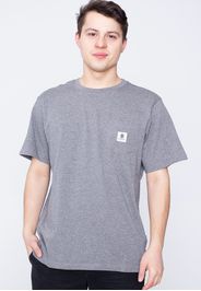 Element - Basic Pocket Label Grey Heather - - T-Shirts