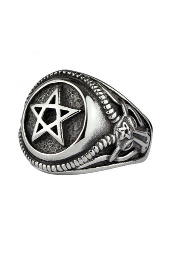 Etnox - Big Pentagram Silver - Schmuck