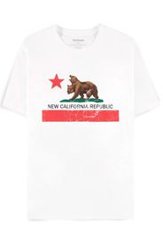Fallout - New California Republic White - T-Shirt - Weiß - L - 100% Baumwolle,Jersey