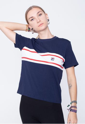 Fila - Buldan Cropped Medieval Blue Bright White - - T-Shirts