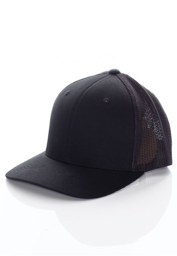 Flexfit - Flexfit Trucker Recycled Mesh Black/Black - Caps