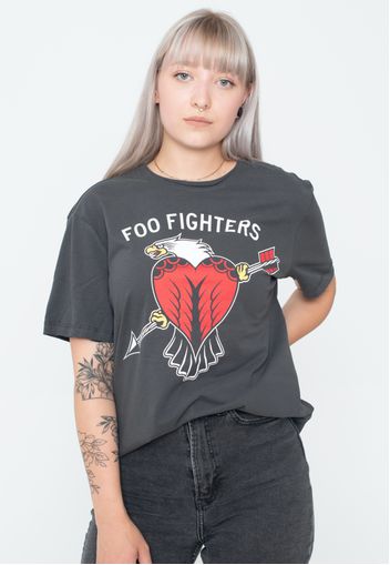 Foo Fighters - Eagle Tattoo Charcoal - - T-Shirts