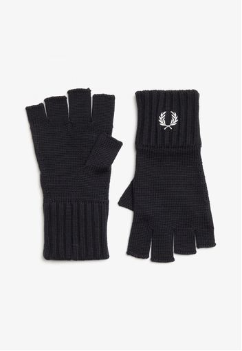 Fred Perry - Fingerless Black - Handschuhe