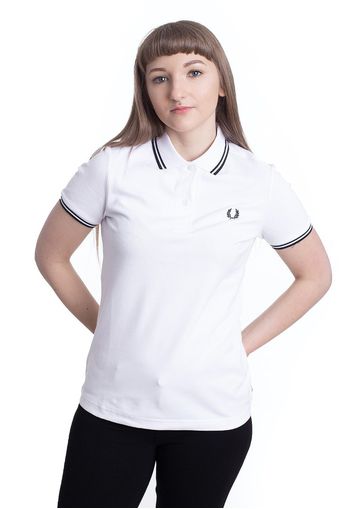 Fred Perry - Twin Tipped White - Polos