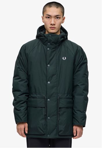 Fred Perry - Padded Zip Through Night Green - Jacken