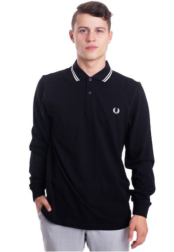Fred Perry - Twin Tipped Black - Longsleeves