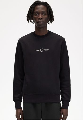 Fred Perry - Embroidered Black - Sweater