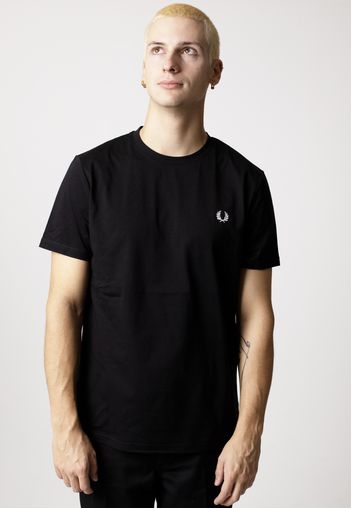 Fred Perry - Back Graphic Black - - T-Shirts