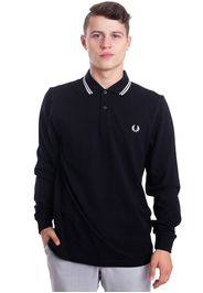 Fred Perry - Twin Tipped Black - Longsleeves