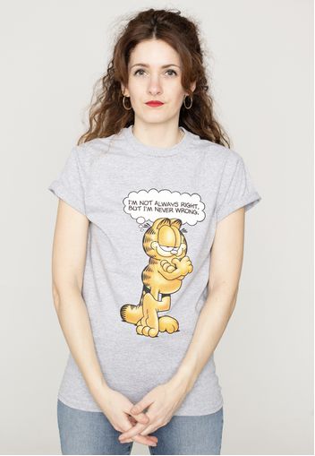 Garfield - Never Wrong Sport Grey - - T-Shirts