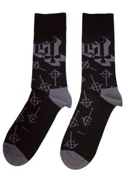 Ghost - Symbol Pattern - Socken - Schwarz - Onesize - 86% Baumwolle, 13% Polyamide, 1% Elastane