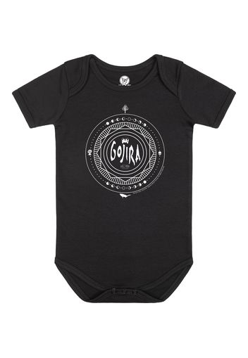 Gojira - Moon Phases Babygrow Black/White - Kinder