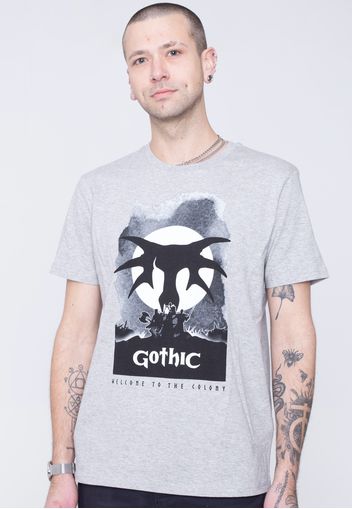 Gothic - Welcome To The Colony Grey - - T-Shirts