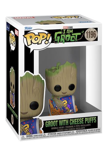 Guardians Of The Galaxy - Groot W/Cheese Puffs Pop! Bobble-Head -