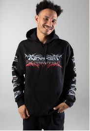 Ingested - Logo Old School - Hoodie - Schwarz - M - 50% Baumwolle, 50% Polyester,Schweiß