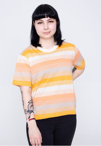 Iriedaily - Pixi Stripe Apricot - - T-Shirts