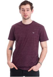 Iriedaily - Chamisso Maroon Melange - - T-Shirts