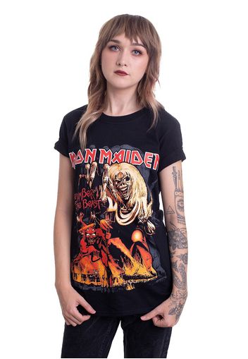 Iron Maiden - Number Of The Beast Graphic - - T-Shirts