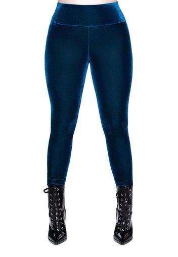 Killstar - Hematite Velvet Sapphire - Leggings