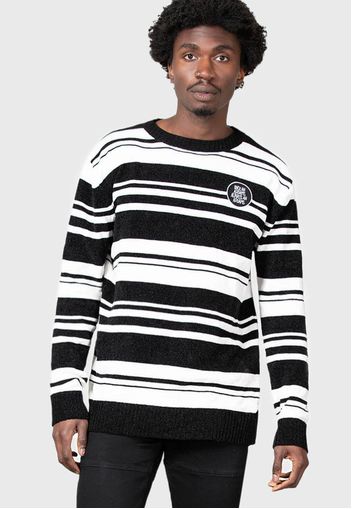 Killstar X Wednesday - Pugsley Addams Black/White - Sweater