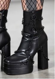 Killstar - Gloomed And Doomed Black - Stiefel