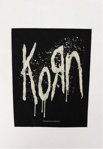 Korn - Splatter Logo - Aufnäher