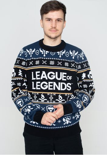 League Of Legends - Logo Xmas Knit - Strickpullover