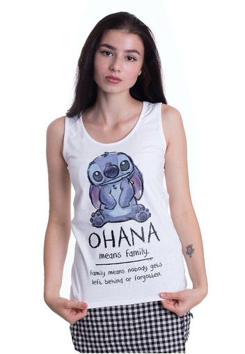 Lilo & Stitch - Ohana Means Friend White - Tanks