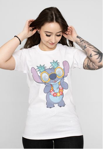 Lilo & Stitch - Tropical Fun White - - T-Shirts