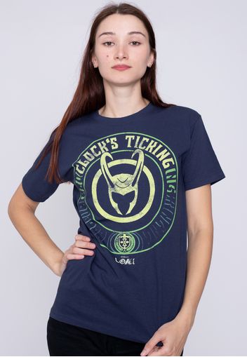 Loki - Ticktock Navy - - T-Shirts