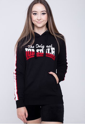 Lonsdale - Lissan Black/Red/White - Hoodies