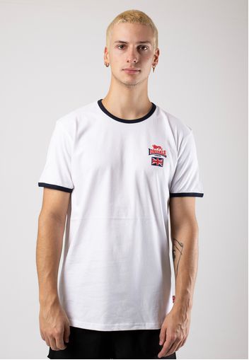 Lonsdale - Cashendun White/Navy/Red - - T-Shirts