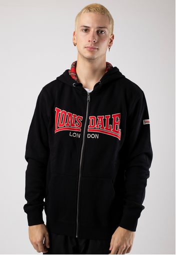 Lonsdale - Taransay Black/Red/Grey - Zipper