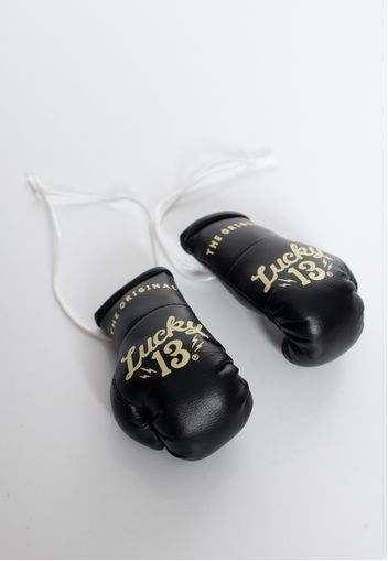 Lucky 13 - Mini Boxing Gloves Black -