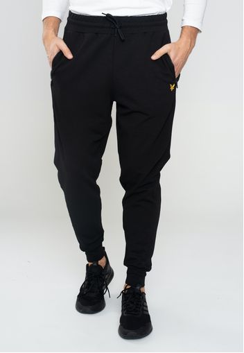 Lyle & Scott - Ottoman Track Bottom Jet Black - Jogginghosen