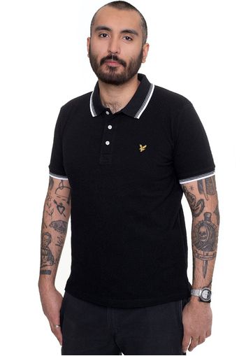 Lyle & Scott - Seasonal Tipped Jet Black/White - Polos