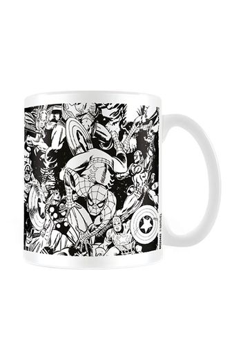 Marvel Comics - Retro Characters White -