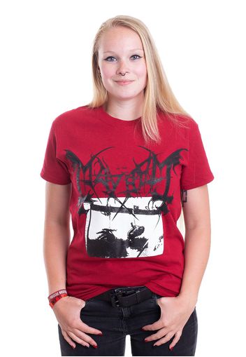 Mayhem - Deathcrush Red - - T-Shirts