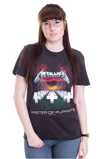 Metallica - Master Of Puppets Charcoal - - T-Shirts